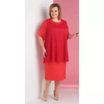 Платье Novella Sharm-3205 В цвете: Красный; Размеры: 62,64,66