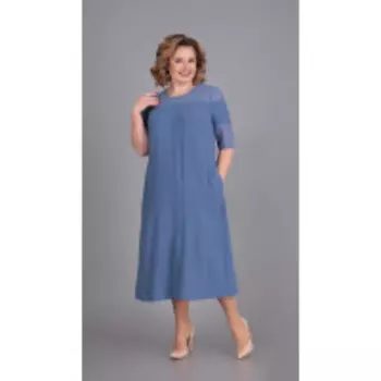 Платье Novella Sharm-3258-c В цвете: Голубой; Размеры: 60,62,64,66,68,70