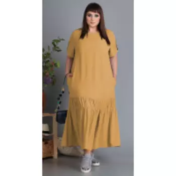 Платье Novella Sharm-3461 -2 В цвете: Желтый; Размеры: 60,62,64,66