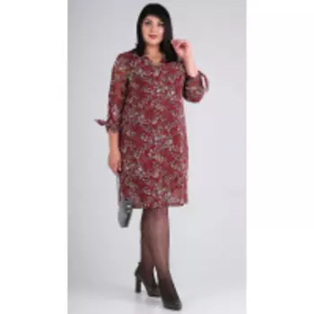 Платье Novella Sharm-3598-3 В цвете: Красный; Размеры: 64,66,68