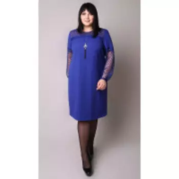 Платье Novella Sharm-3667 В цвете: Синий; Размеры: 60,62,64,66