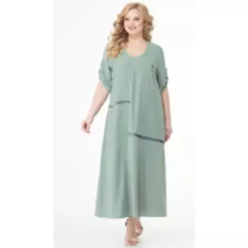 Платье Novella Sharm-3686-5 В цвете: Зеленый; Размеры: 56,58,60,62,64,66,68,54,70,72,74,76