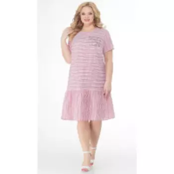 Платье Novella Sharm-3692 В цвете: Розовый; Размеры: 64,66,68,70