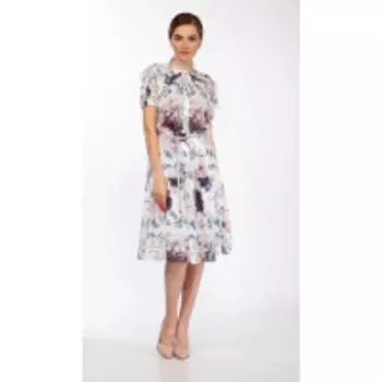 Платье Olegran-3775 В цвете: Розовый; Размеры: 50,46,48,44