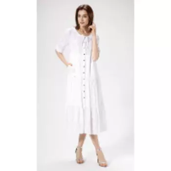 Платье Panda-448480 В цвете: Белый; Размеры: 50,46,48,44,42