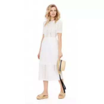 Платье PiRS-1017/1 В цвете: Белый; Размеры: 50,52,46,48,44,42,40