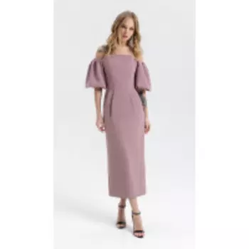 Платье PiRS-2247/4 В цвете: Розовый; Размеры: 50,52,46,48,54,44,42,40