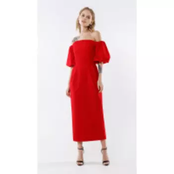 Платье PiRS-2247 В цвете: Красный; Размеры: 50,52,46,48,44,42,40