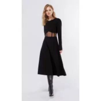 Платье PiRS-2255 В цвете: Черный; Размеры: 50,52,46,48,44,42,40