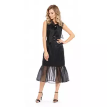 Платье PiRS-921 В цвете: Черный; Размеры: 50,52,46,48,44,42