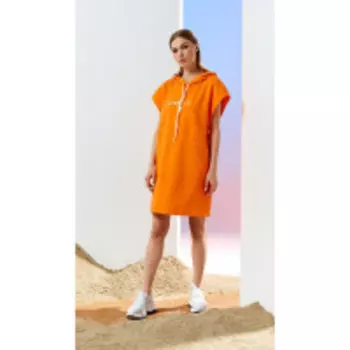 Платье Prestige-4118 В цвете: Оранжевый; Размеры: 46,48,44,42