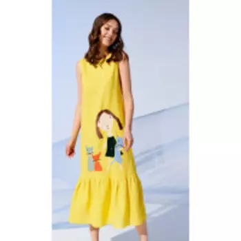 Платье Prestige-4194 В цвете: Желтый; Размеры: 44,42