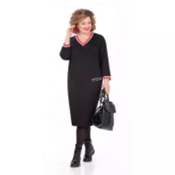 Платье Pretty-1000/1 В цвете: Черный; Размеры: 56,58,60,62,64,66