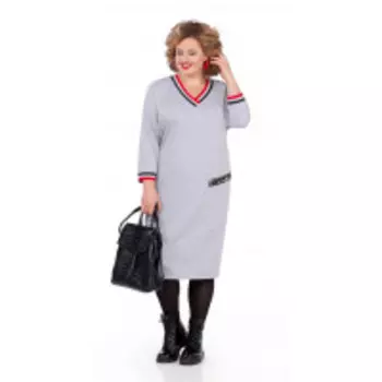 Платье Pretty-1000/2 В цвете: Серый; Размеры: 56,58,60,62,64,66