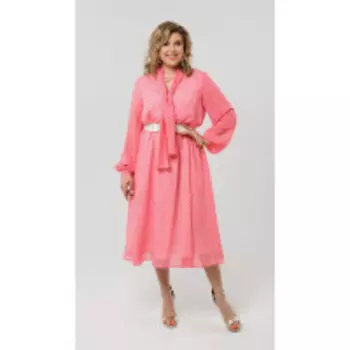 Платье Pretty-1974/1 В цвете: Розовый; Размеры: 56,58,60,62,64,66,50,52,54