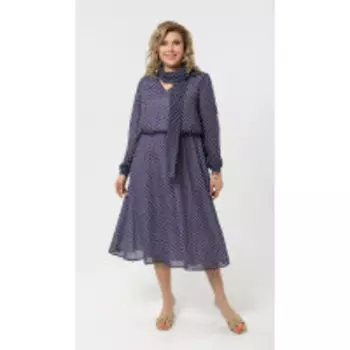 Платье Pretty-1974 В цвете: Синий; Размеры: 56,58,60,62,64,66,50,52,54