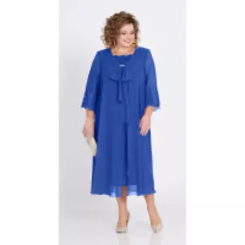 Платье Pretty-802/5 В цвете: Синий; Размеры: 56,58,60,62,64,66,68,70,72