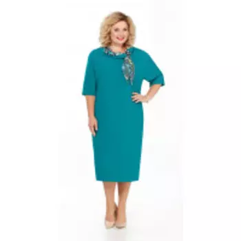 Платье Pretty-867/1 В цвете: Зеленый; Размеры: 56,58,60,62,64,66,68,50,52,54,70,72