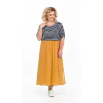 Платье Pretty-892/3 В цвете: Желтый; Размеры: 56,58,60,62,64,66