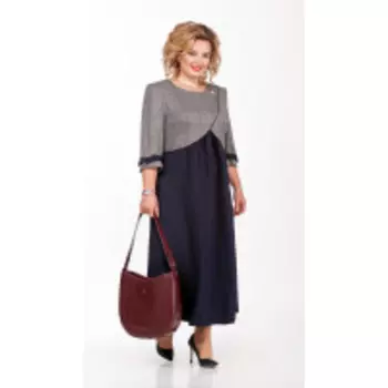 Платье Pretty-926/2 В цвете: Синий; Размеры: 56,58,60,62,64,66