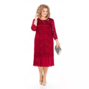 Платье Pretty-956 В цвете: Красный; Размеры: 56,58,60,62,64,66