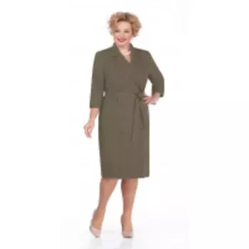 Платье Pretty-966/1 В цвете: Зеленый; Размеры: 56,58,60,62,64,54