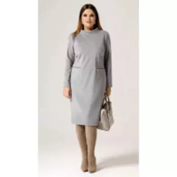 Платье Prio-21080Z В цвете: Серый; Размеры: 50,52,48,54