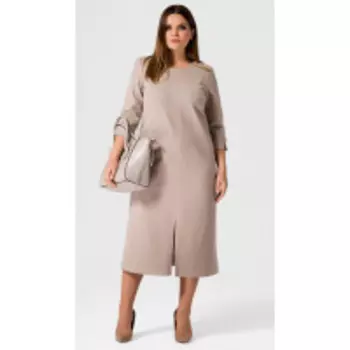 Платье Prio-21780z В цвете: Бежевый; Размеры: 50,52,48,54