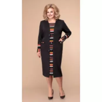 Платье Romanovich-1-051/2 В цвете: Черный; Размеры: 60,62,64