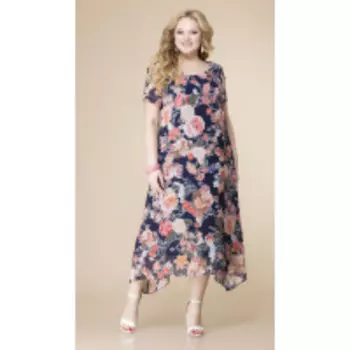 Платье Romanovich-1-1332/18 В цвете: Синий; Размеры: 56,58,60,52,54