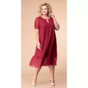 Платье Romanovich-1-1831 В цвете: Красный; Размеры: 56,58,54