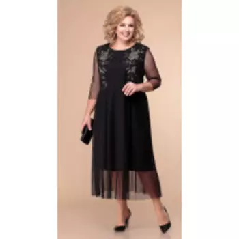 Платье Romanovich-1-1905 В цвете: Черный; Размеры: 56,58,60