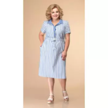 Платье Romanovich-1-2025 В цвете: Голубой; Размеры: 56,58,50,52,54