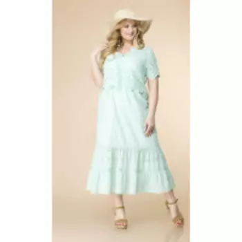 Платье Romanovich-1-2156/1 В цвете: Зеленый; Размеры: 56,58,60