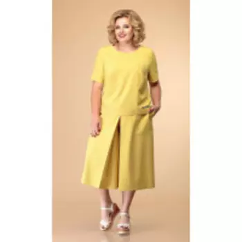 Платье Romanovich-2-2017 В цвете: Желтый; Размеры: 60,62,64