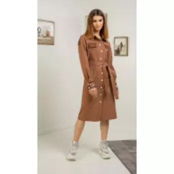 Платье Samnari-Т-116 В цвете: Коричневый; Размеры: 50,52,46,48,44