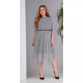 Платье Sandyna-13678/1 В цвете: Белый, Черный; Размеры: 50,52,48,54