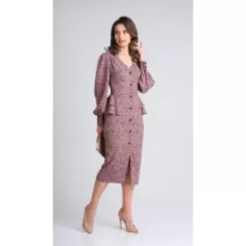 Платье Sandyna-13938 В цвете: Розовый; Размеры: 50,52,46,48,54,44