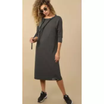 Платье Сч@стье-7139 В цвете: Серый; Размеры: 50,52,46,48,54,44,42