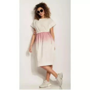 Платье Сч@стье-7206 В цвете: Белый; Размеры: 56,58,60,62,64,66,68,50,52,46,48,54,70,72,44,42