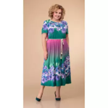 Платье Svetlana Style-1411/1 В цвете: Разноцветный; Размеры: 56,58,60,62