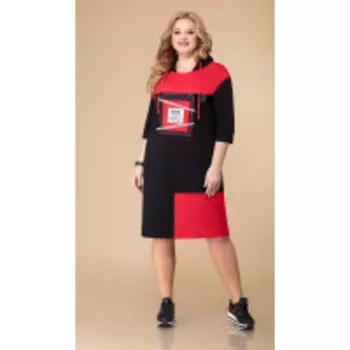 Платье Svetlana Style-1535 В цвете: Черный, Разноцветный; Размеры: 56,52,54