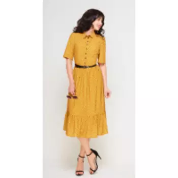 Платье Swallow-178 В цвете: Желтый; Размеры: 50,46,48