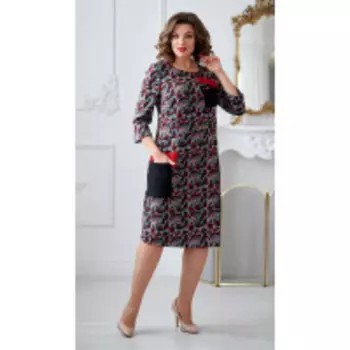 Платье Swallow-2015 В цвете: Разноцветный; Размеры: 56,58,50,52,54