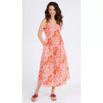 Платье TEFFI style-1495/1 В цвете: Оранжевый; Размеры: 50,52,46,48,44
