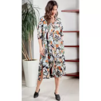 Платье TEFFI style-1501 В цвете: Разноцветный; Размеры: 56,58,50,52,48,54