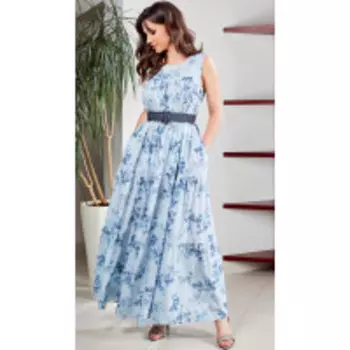 Платье TEFFI style-1566/1 В цвете: Голубой; Размеры: 56,58,54