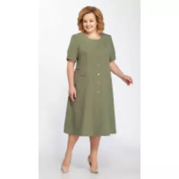 Платье Теллура-Л-1397/1 В цвете: Зеленый; Размеры: 56,58,60,62,64,54