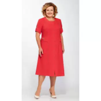 Платье Теллура-Л-1397/2 В цвете: Красный; Размеры: 60,62