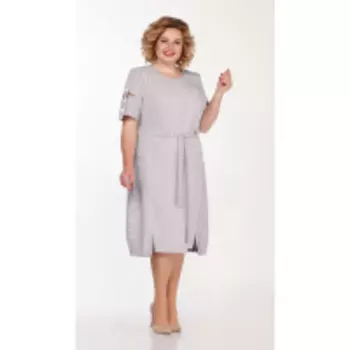 Платье Теллура-Л-1497/4 В цвете: Серый; Размеры: 56,58,54
